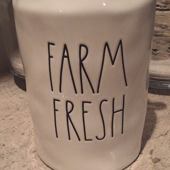 LAST ONE:  Rae Dunn “Farm Fresh” ceramic vase. - Picture 2 of 7